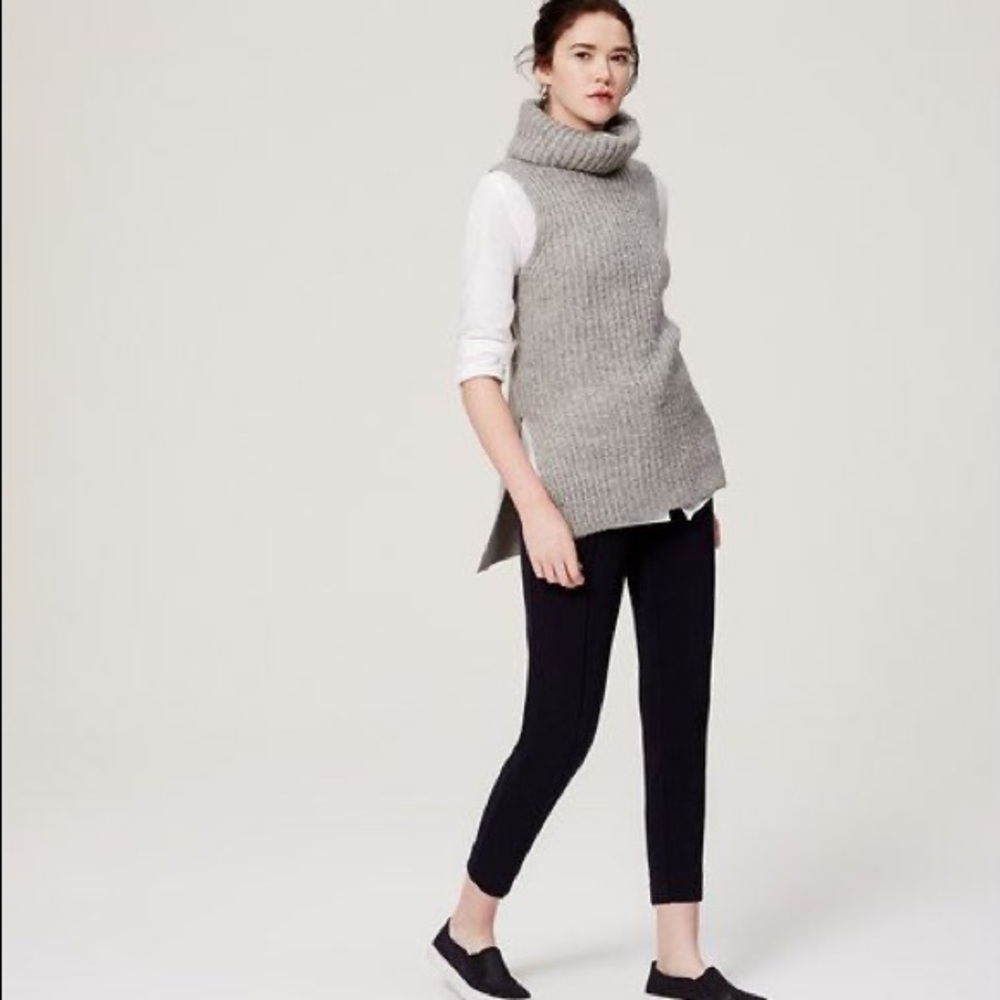 Loft Side Button Sweater Tunic - Picture 4 of 8